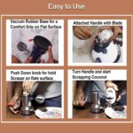 Coconut scrapers Machine Manual Steel For Home & Kitchen Use - Sleeve Design by Nari Haat, Indian ethnic wear, women ...