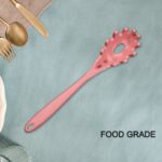 Silicone Pasta Fork Spaghetti Strainer, Non-Slip Heat Resistant - Image 3