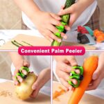 Hand Palm Peeler with Rubber Grip for Fruits & Vegetables - Image 4