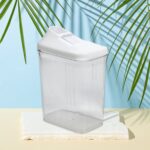 Kitchen Storage Jars & Container Set 3pc , Transparent Jar Set For home & Kitchen Use - Full Detail by Nari Haat, Ind...