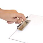 Transparent Premium Exam Pad with Centimeter Measuring Side for Students - Fabric Detail by Nari Haat, Indian ethnic ...