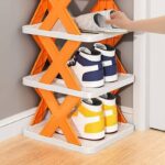 5-Layer Shoe Rack for Small Spaces & Easy Storage - Back View by Nari Haat, Indian ethnic wear, women clothing, desig...