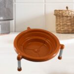 Multipurpose Matka Stand / Plant Pot Water Pot Stand Plastic for Home & Kitchen (1Pc) - Closeup Embroidery by Nari Ha...