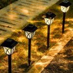 Solar Garden Lights LED Outdoor Stake Spotlight Fixture Garden Light (Pack of 2pc ) - Image 3