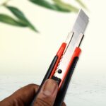 Heavy Duty 18mm Cutter Knife Set with Extra Blades for Office & Home - Full Detail by Nari Haat, Indian ethnic wear, ...