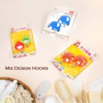 Premium Strong Adhesive Wall Hooks Set of 10 - Back View by Nari Haat, Indian ethnic wear, women clothing, designer suit