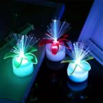 Pack of 12 Mini Fiber Optic LED Table Centerpieces for Diwali - Sleeve Design by Nari Haat, Indian ethnic wear, women...
