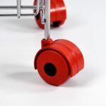 3-Tier Stainless Steel Kitchen Trolley - Fabric Detail by Nari Haat, Indian ethnic wear, women clothing, designer suit