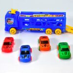 Toy Set Truck with 4 Mini Cars Toy Vehicles for Children - Neckline Detail by Nari Haat, Indian ethnic wear, women cl...