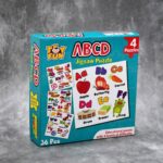 ABC Jigsaw Puzzle Toy for Children (4-Pcs Pack) - Full Detail by Nari Haat, Indian ethnic wear, women clothing, desig...