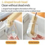 Bottle Brush with Curved Head Long Handle Washing Brush for Baby Bottles - Image 4