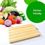 Natural Wood Chopping Board for Kitchen – Vegetables, Fruits & Cheese, BPA Free - Sleeve Design by Nari Haat, India...