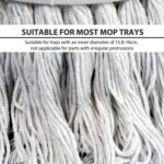 Microfiber Spin Mop Head – Round Shape Standard Size Refill for All Mop Types - Image 6