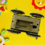 Children's Joy Tumbling Tank Toy Car - Neckline Detail by Nari Haat, Indian ethnic wear, women clothing, designer suit