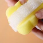 Sponge Head Household Kitchen Cleaning Tool Milk Bottle Cup Mug Brush - Fabric Detail by Nari Haat, Indian ethnic wea...