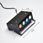 Mini Laser Projector Low Par Light 4 LED RGBW Stage Lighting Laser Light - Sleeve Design by Nari Haat, Indian ethnic ...