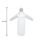 Fan Blade LED Light Bulb, Super Bright Angle Adjustable Home Ceiling - Sleeve Design by Nari Haat, Indian ethnic wear...