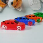 Toy Set Truck with 4 Mini Cars Toy Vehicles for Children - Closeup Embroidery by Nari Haat, Indian ethnic wear, women...