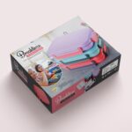 Premium Multi-Compartment Steel Lunch Box for Office, School & Travel - Fabric Detail by Nari Haat, Indian ethnic wea...