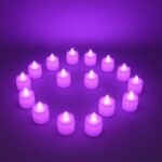 Flameless LED Tealights, Smokeless Plastic Decorative Candles - Led Tea Light Candle For Home Decoration, Diwali (Pac...
