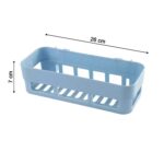 ABS Plastic Shower Corner Caddy Shelf with Wall-Mounted Suction Cup - Neckline Detail by Nari Haat, Indian ethnic wea...
