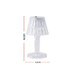 2in1 Transparent Mini Crystal Table Lamp with Reflection Light - Full Detail by Nari Haat, Indian ethnic wear, women ...