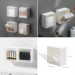 4037Adhesive Wall Mounted Flip Storage Box Holder Small Object Storage Case ( 1 pcs ) - Image 7