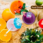 Set of 6 Unbreakable Transparent Plastic Water Glasses (300ml) - Fabric Detail by Nari Haat, Indian ethnic wear, wome...