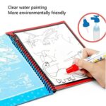 Magic Water Quick Dry Book Water Coloring Book Doodle with Magic Pen Painting Board - Back View by Nari Haat, Indian ...