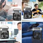 Portable Air Conditioner Fan - Personal Desk Cooling Fan (Battery Not Included) - Sleeve Design by Nari Haat, Indian ...