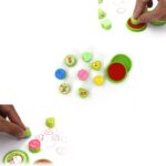 9 Pc Stamp Set for Kids, Play & Fun - Front View by Nari Haat, Indian ethnic wear, women clothing, designer suit