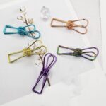 Stainless Steel Multipurpose Sturdy Clothes Hanging Clips - Neckline Detail by Nari Haat, Indian ethnic wear, women c...