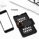 Multi-Purpose Wall Holder Stand for Charging Mobile (Black) - Full Detail by Nari Haat, Indian ethnic wear, women clo...