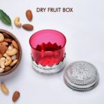 Diamond Design Dry Fruit Storage Box - Closeup Embroidery by Nari Haat, Indian ethnic wear, women clothing, designer ...