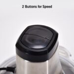 Stainless Steel Electric Meat Grinders with Bowl Heavy (3L) - Fabric Detail by Nari Haat, Indian ethnic wear, women c...