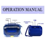 Wireless Portable Bluetooth DJ Bass Speaker , Rechargeable Media Player - Fabric Detail by Nari Haat, Indian ethnic w...