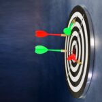 Big Size Foldable Dart Board with 4 Darts Indoor Sports Kids Game Board Set Portable - Sleeve Design by Nari Haat, In...