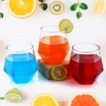 Set of premium transparent pilsner glasses