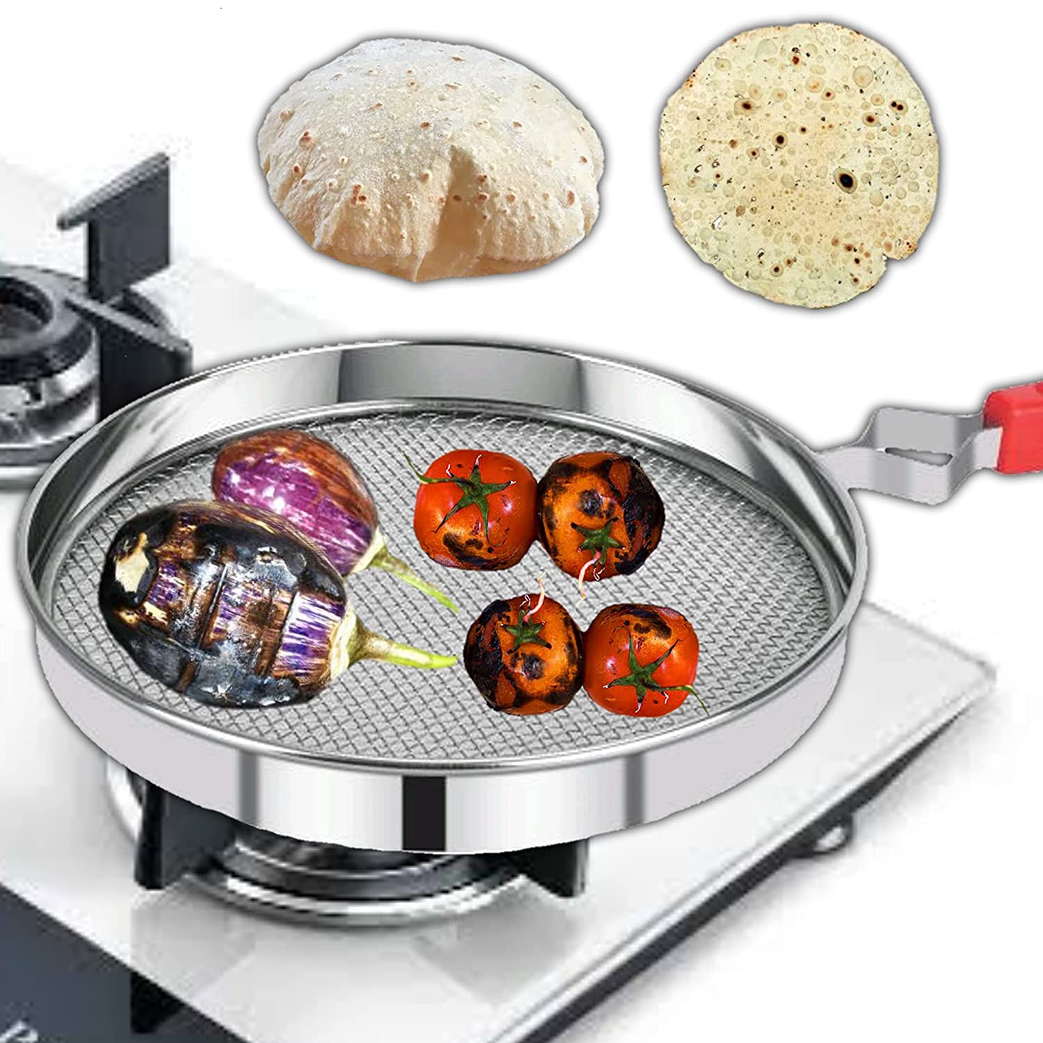 Steel roaster grill jali for tandoor and chapati