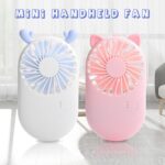 Handheld Mini USB Fan with Bracket (Battery-Free) - Full Detail by Nari Haat, Indian ethnic wear, women clothing, des...