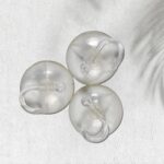 Transparent vacuum hangers for bathroom and kitchen walls