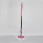Stainless Steel 360° Rotating Mop with Microfiber Head & Adjustable Rod - Neckline Detail by Nari Haat, Indian ethni...