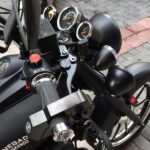Motorcycle Grip Lock Universal Motorcycle Handlebar Throttle Grip Security Lock - Neckline Detail by Nari Haat, India...