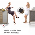 Square Self Adhesive Door, Wardrobe Furniture Feet Pad (Pack of 1pc). - Image 4