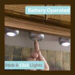 4 LED Battery-Powered Wireless Night Light Stick Tap Touch Lamp - Closeup Embroidery by Nari Haat, Indian ethnic wear...