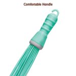 Plastic Hard Bristle Broom for Bathroom Floor Cleaning – Wet & Dry Scrubbing - Image 7