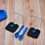 2-Piece Dining Stand with Pickle Jar, Spice Tray & Spoons - Fabric Detail by Nari Haat, Indian ethnic wear, women clo...