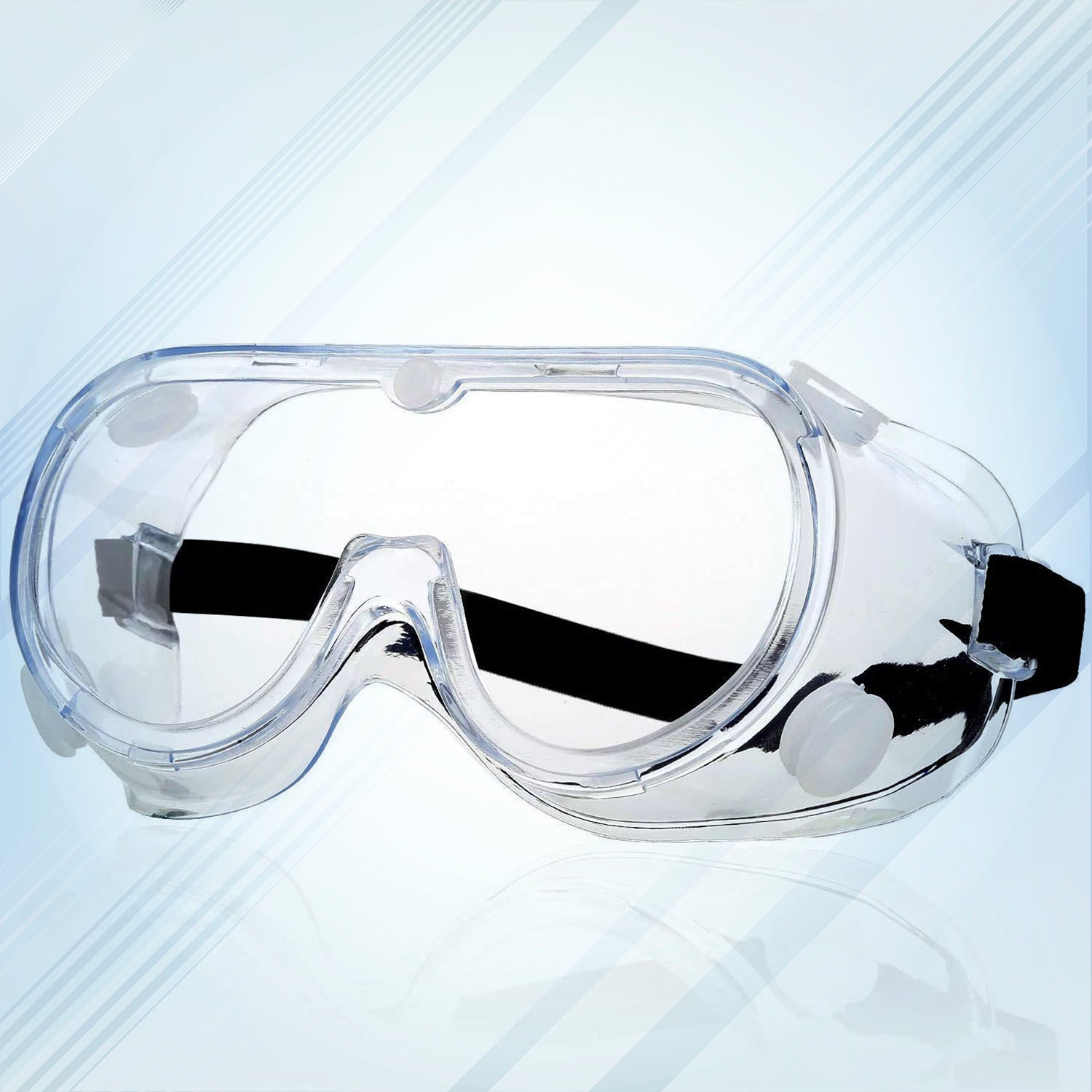 0509_safety_goggles_1pc.jpg Safety Goggles, Technic Safety Goggles Protection for Classroom Home & Workplace - Front View by Nari Haat, Indian et...