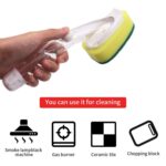 Liquid Dispensing Scrub for Washing and Cleaning Utensils and Kitchen - Fabric Detail by Nari Haat, Indian ethnic wea...