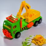 jcb Vehicle Dumper Truck Toy for Kids Boys - Fabric Detail by Nari Haat, Indian ethnic wear, women clothing, designer...